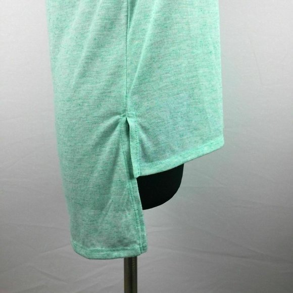 Victorias Secret S Hi-Lo Slit Sides Tank Poly Flax - Picture 8 of 11